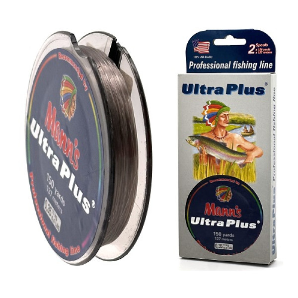 Ліска Mann's "Ultra Plus" 137m / 0.20mm (2шт/уп)