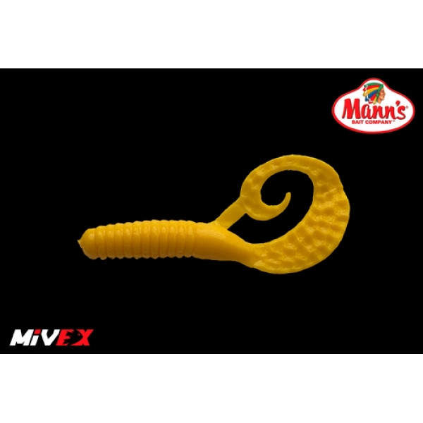 Силікон Mann's Mannipulator Grub 80mm M013-Y (20шт/уп)
