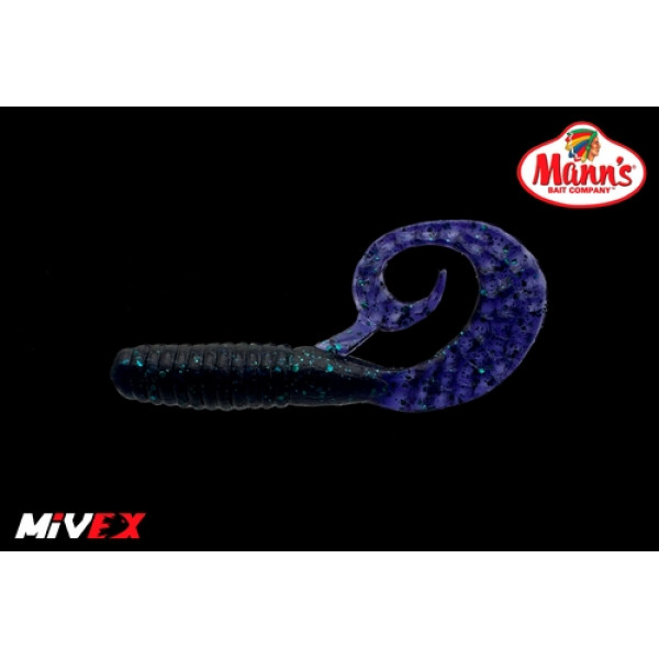 Силікон Mann's Mannipulator Grub 55mm M014-JB (20шт/уп)